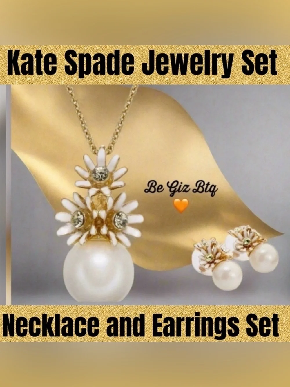 🆕 KATE SPADE Authentic Necklace & Earrings Set At Awesome Prices To Buy Now